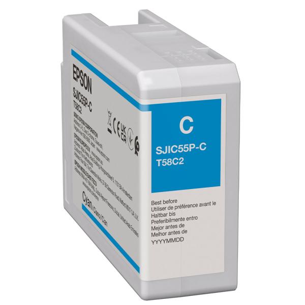 5er Set Tintenkartuschen Cyan Epson D6000/D6500